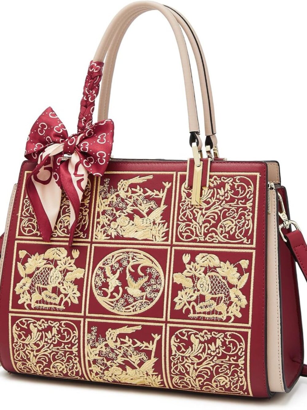 Medium Tote Bag for Women Designer Vintage Satchel Handbags Top-handle Purses